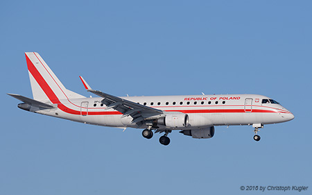 Embraer ERJ-175LR | SP-LIH | Polish Air Force | Z&UUML;RICH (LSZH/ZRH) 21.01.2016