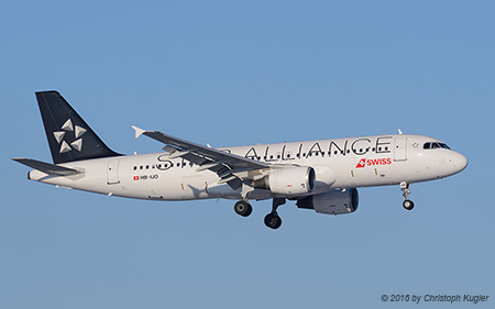 Airbus A320-214 | HB-IJO | Swiss International Air Lines | Z&UUML;RICH (LSZH/ZRH) 21.01.2016