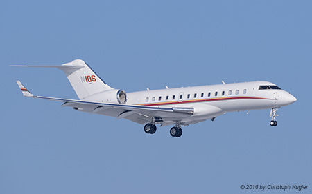 Bombardier BD.700 Global XRS | N1DS | untitled | Z&UUML;RICH (LSZH/ZRH) 21.01.2016