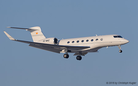 Gulfstream G650 | EC-MHZ | untitled (TAG Aviation Espana) | Z&UUML;RICH (LSZH/ZRH) 22.01.2016