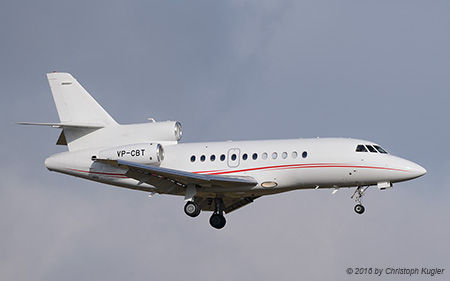 Dassault Falcon 900DX | VP-CBT | untitled (Empire Aviation Group) | Z&UUML;RICH (LSZH/ZRH) 23.01.2016