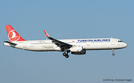 Airbus A321-231 | TC-JSU | Turkish Airlines | Z&UUML;RICH (LSZH/ZRH) 10.03.2016