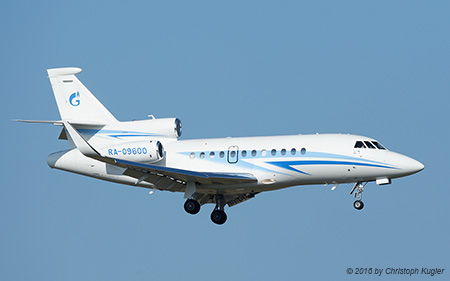 Dassault Falcon 900LX | RA-09600 | untitled (Gazpromavia) | Z&UUML;RICH (LSZH/ZRH) 10.03.2016