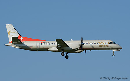 SAAB 2000 | HB-IZJ | Etihad Regional | Z&UUML;RICH (LSZH/ZRH) 06.05.2016