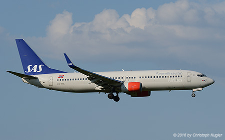 Boeing 737-85P | LN-RRE | SAS Scandinavian Airlines System | Z&UUML;RICH (LSZH/ZRH) 08.05.2016