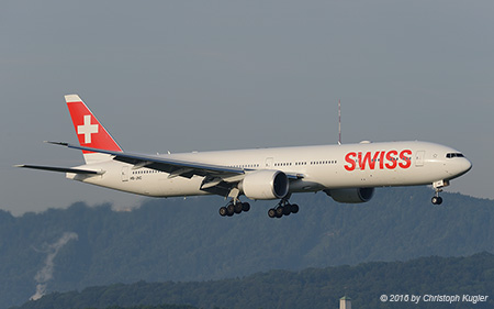 Boeing 777-3DEER | HB-JNC | Swiss Global Airlines | Z&UUML;RICH (LSZH/ZRH) 21.05.2016