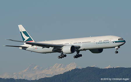 Boeing 777-367ER | B-KQJ | Cathay Pacfic | Z&UUML;RICH (LSZH/ZRH) 22.05.2016
