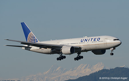 Boeing 777-222ER | N796UA | United Airlines | Z&UUML;RICH (LSZH/ZRH) 22.05.2016