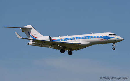 Bombardier BD.700 Global 6000 | LX-NAD | untitled (Luxaviation) | Z&UUML;RICH (LSZH/ZRH) 10.06.2016