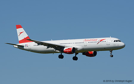 Airbus A321-211 | OE-LBB | Austrian Airlines | Z&UUML;RICH (LSZH/ZRH) 23.06.2016