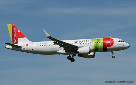 Airbus A320-214 | CS-TNT | TAP Air Portugal | Z&UUML;RICH (LSZH/ZRH) 09.07.2016