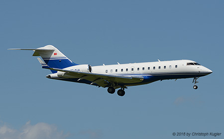 Bombardier BD.700 Global 5000 | TC-MJA | untitled (MNG Jet) | Z&UUML;RICH (LSZH/ZRH) 30.07.2016