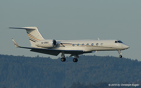 Gulfstream G550 | M-VRNY | untitled (TAG Aviation UK) | Z&UUML;RICH (LSZH/ZRH) 14.08.2016