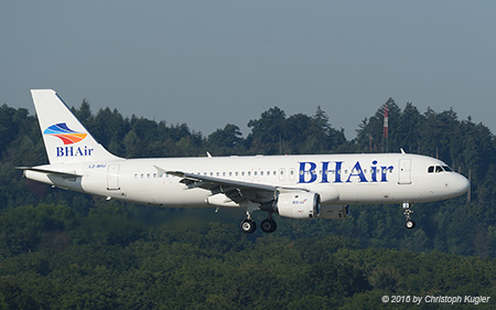 Airbus A320-211 | LZ-BHJ | BH Airlines | Z&UUML;RICH (LSZH/ZRH) 14.08.2016