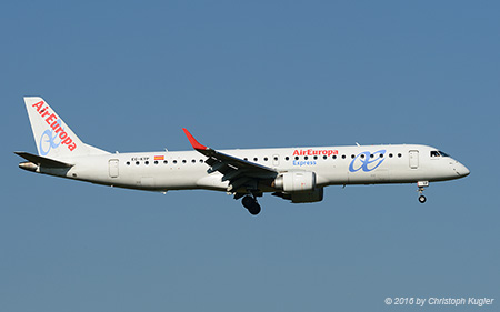 Embraer ERJ-190LR | EC-KYP | Air Europa Express | Z&UUML;RICH (LSZH/ZRH) 12.09.2016
