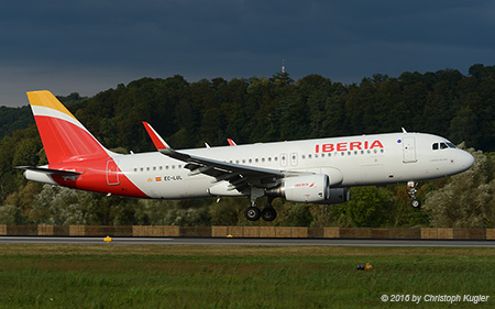 Airbus A320-216 | EC-LUL | Iberia | Z&UUML;RICH (LSZH/ZRH) 17.09.2016