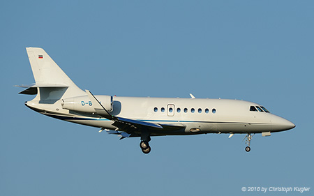 Dassault Falcon 2000LX | D-BOBI | untitled (BASF) | Z&UUML;RICH (LSZH/ZRH) 25.09.2016