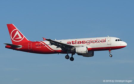 Airbus A320-214 | UR-AJA | AtlasGlobal | Z&UUML;RICH (LSZH/ZRH) 10.12.2016