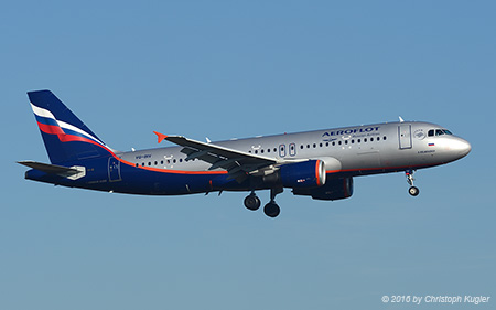 Airbus A320-214 | VQ-BIV | Aeroflot | Z&UUML;RICH (LSZH/ZRH) 10.12.2016