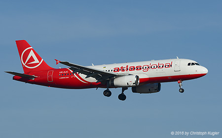 Airbus A320-214 | UR-AJC | AtlasGlobal | Z&UUML;RICH (LSZH/ZRH) 28.12.2016