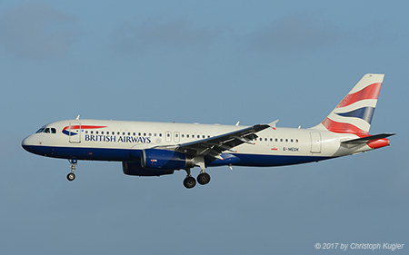 Airbus A320-232 | G-MEDK | British Airways | ARRECIFE-LANZAROTE (GCRR/ACE) 12.03.2017
