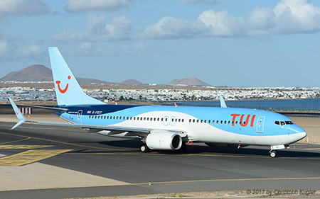 Boeing 737-8K5 | G-FDZT | Thomson Airways  |  re-branded to TUI Airways | ARRECIFE-LANZAROTE (GCRR/ACE) 16.03.2017