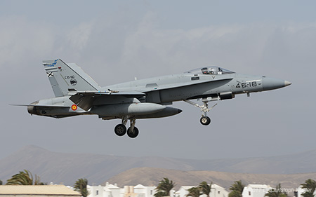 McDonnell Douglas EF-18A Hornet | C.15-90 | Spanish Air Force | ARRECIFE-LANZAROTE (GCRR/ACE) 20.03.2017