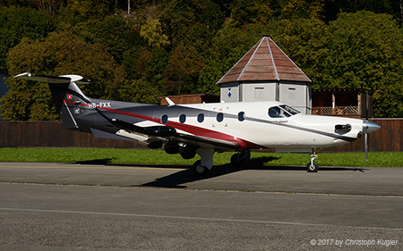 Pilatus PC-12 | HB-FXX | untitled (Fly 7 Executive Aviation) | BUOCHS (LSZC/BXO) 21.09.2017