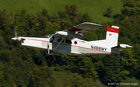 Pilatus PC-6/B2-H4 | N488WY | untitled  |  departing for Prestwick | BUOCHS (LSZC/BXO) 21.09.2017