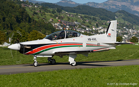 Pilatus PC-21 | HB-HXE | Royal Jordanian Air Force | BUOCHS (LSZC/BXO) 21.09.2017