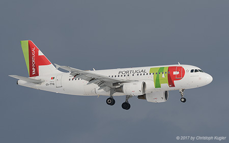 Airbus A319-112 | CS-TTQ | TAP Air Portugal | Z&UUML;RICH (LSZH/ZRH) 15.01.2017