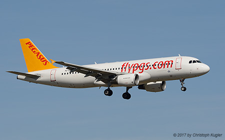 Airbus A320-214 | TC-DCJ | Pegasus Airlines | Z&UUML;RICH (LSZH/ZRH) 11.03.2017