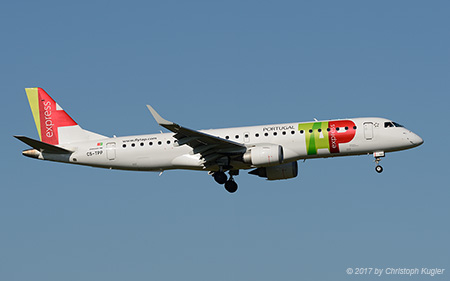 Embraer ERJ-190LR | CS-TPP | TAP Express (Portugalia Airlines) | Z&UUML;RICH (LSZH/ZRH) 08.04.2017