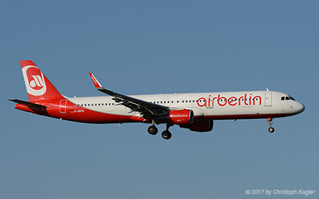 Airbus A321-231 | D-ABCN | Air Berlin  |  leased to Finnair | Z&UUML;RICH (LSZH/ZRH) 08.04.2017