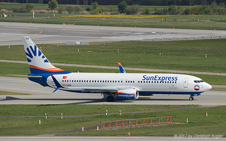 Boeing 737-8HC | TC-SEM | SunExpress | Z&UUML;RICH (LSZH/ZRH) 22.04.2017