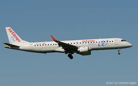 Embraer ERJ-195LR | EC-LEK | Air Europa Express | Z&UUML;RICH (LSZH/ZRH) 22.05.2017