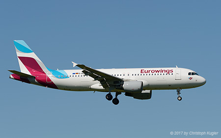 Airbus A320-216 | D-ABZE | Eurowings (Air Berlin) | Z&UUML;RICH (LSZH/ZRH) 26.05.2017