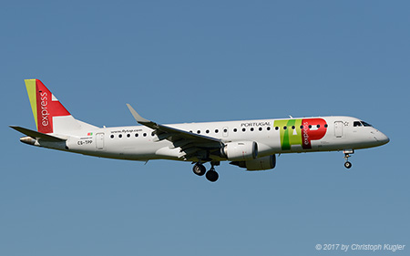 Embraer ERJ-190LR | CS-TPP | TAP Express (Portugalia Airlines) | Z&UUML;RICH (LSZH/ZRH) 26.05.2017