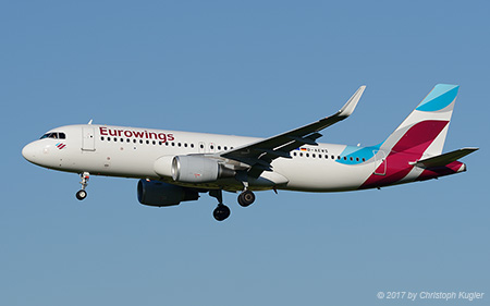 Airbus A320-214 | D-AEWS | Eurowings | Z&UUML;RICH (LSZH/ZRH) 26.05.2017