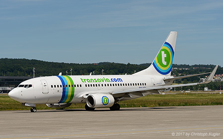 Boeing 737-7K2 | PH-XRY | Transavia | Z&UUML;RICH (LSZH/ZRH) 18.06.2017