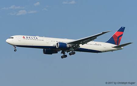 Boeing 767-432ER | N839MH | Delta Air Lines | Z&UUML;RICH (LSZH/ZRH) 01.08.2017