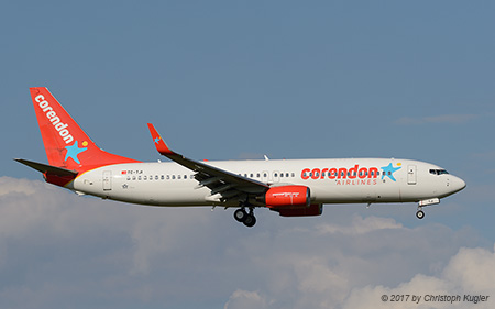 Boeing 737-8S3 | TC-TJI | Corendon Airlines | Z&UUML;RICH (LSZH/ZRH) 03.09.2017