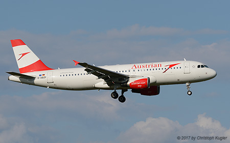 Airbus A320-216 | D-ABZF | Austrian Airlines | Z&UUML;RICH (LSZH/ZRH) 03.09.2017