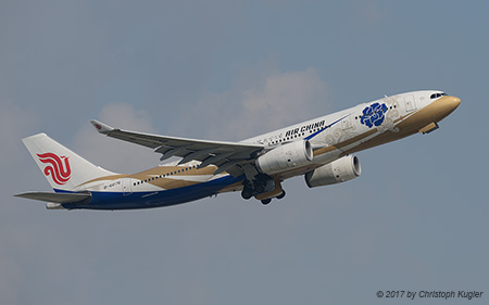 Airbus A330-243 | B-6076 | Air China  |  Zichen Hao cs | Z&UUML;RICH (LSZH/ZRH) 24.09.2017