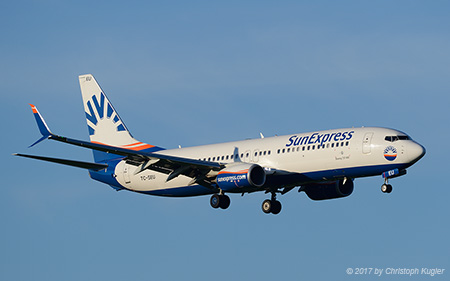 Boeing 737-8HC | TC-SEU | SunExpress | Z&UUML;RICH (LSZH/ZRH) 13.10.2017