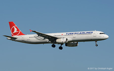 Airbus A321-231 | TC-JRD | Turkish Airlines | Z&UUML;RICH (LSZH/ZRH) 14.10.2017