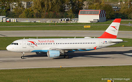 Airbus A320-214 | OE-LBS | Austrian Airlines | Z&UUML;RICH (LSZH/ZRH) 30.10.2017