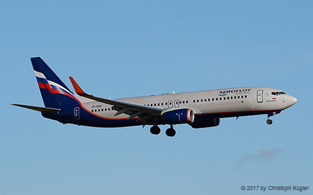 Boeing 737-800 | VP-BKE | Aeroflot | Z&UUML;RICH (LSZH/ZRH) 29.12.2017