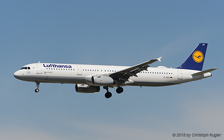 Airbus A321-231 | D-AISX | Lufthansa | FRANKFURT (EDDF/FRA) 14.04.2018
