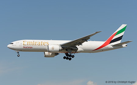 Boeing 777-F1H | A6-EFN | Emirates SkyCargo | FRANKFURT (EDDF/FRA) 14.04.2018